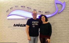 Андрей Иноземцев и Сильвия Манко на Радио JAZZ Томск
